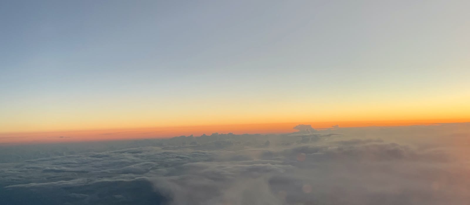 The sky en route to Sri Lanka