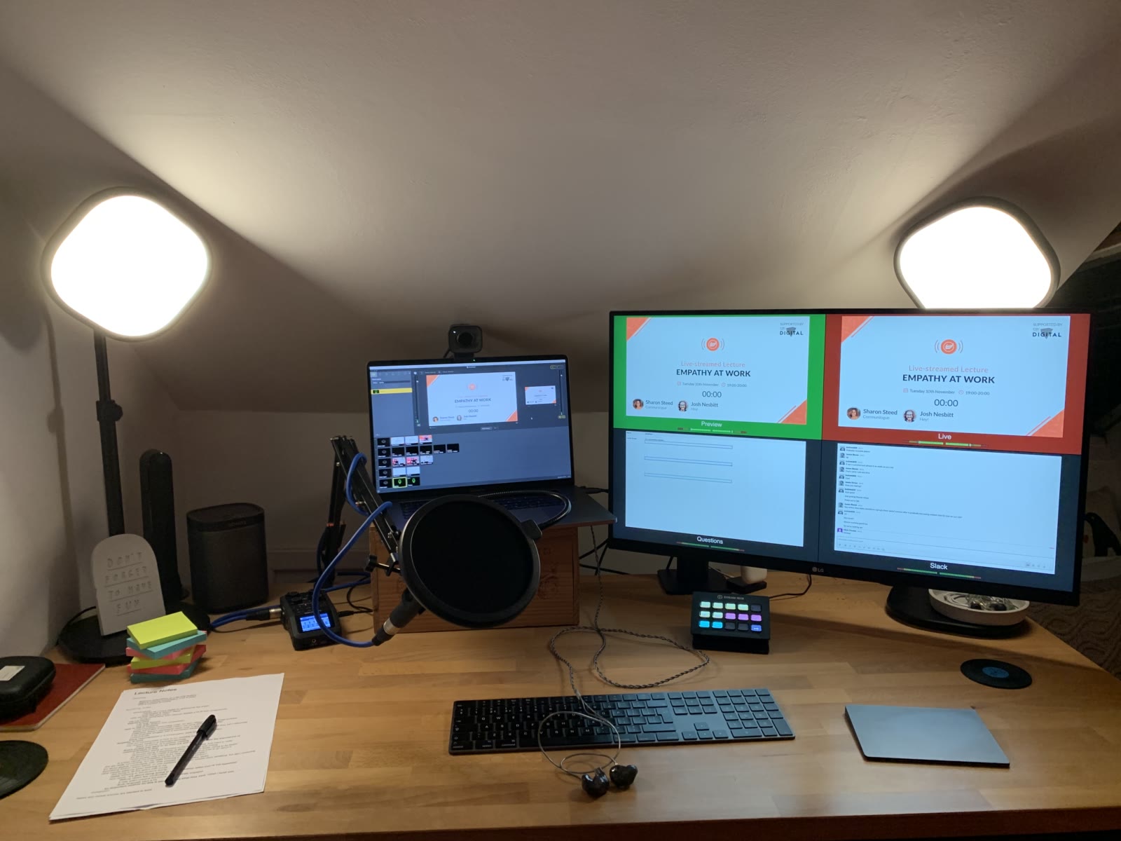 The “production studio”