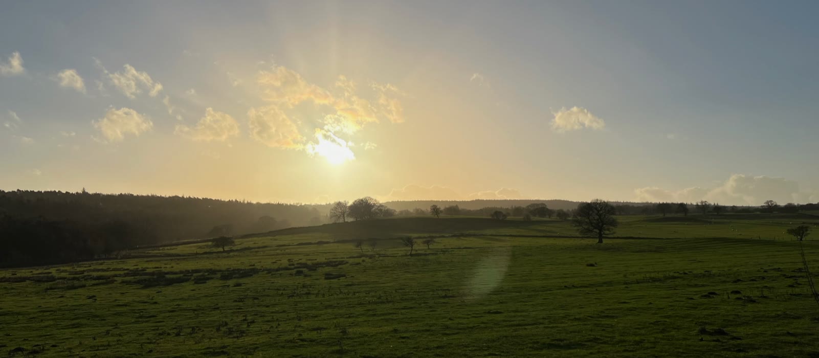 The sunny hills of Yorkshire